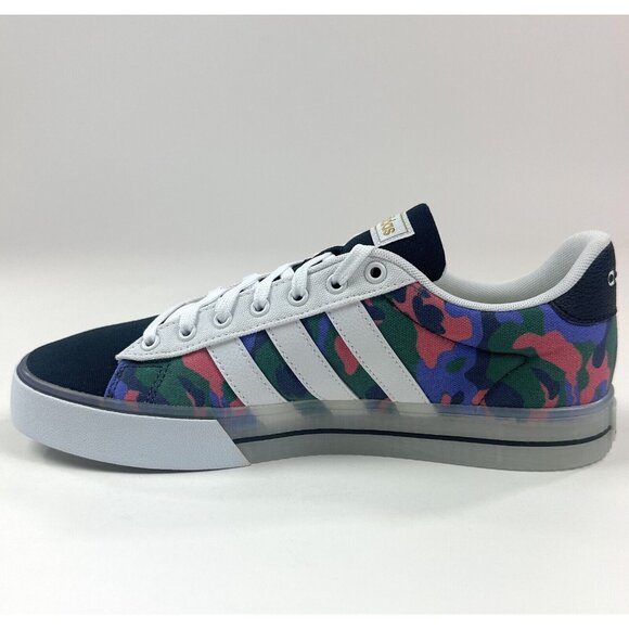 Adidas Daily 3.0 Mens Camo Canvas Low Skateboarding Shoes Sneakers GY2421 - Picture 3 of 10